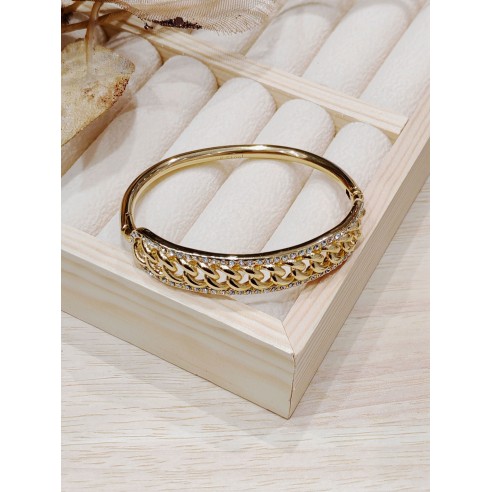 Bracelet jonc acier inoxydable J046