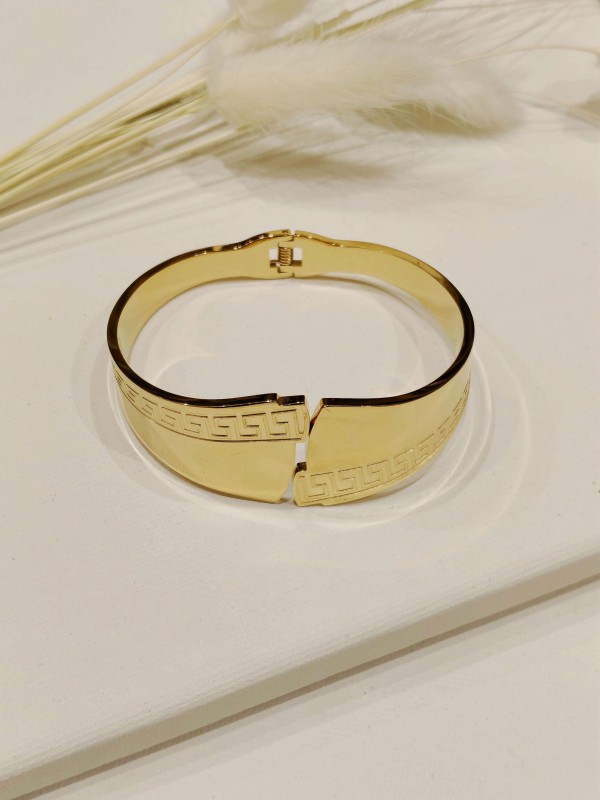 Bracelet jonc acier inoxydable J048