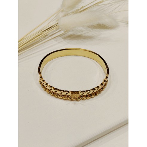 Bracelet jonc acier inoxydable J050