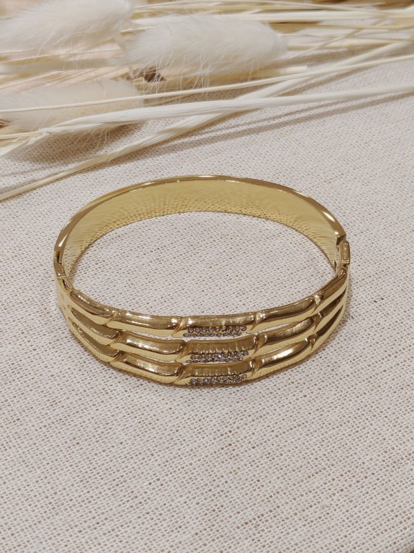 Bracelet jonc acier inoxydable J060