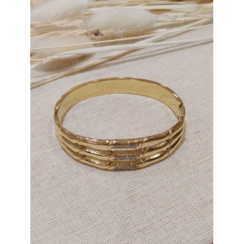 Bracelet jonc acier inoxydable J060