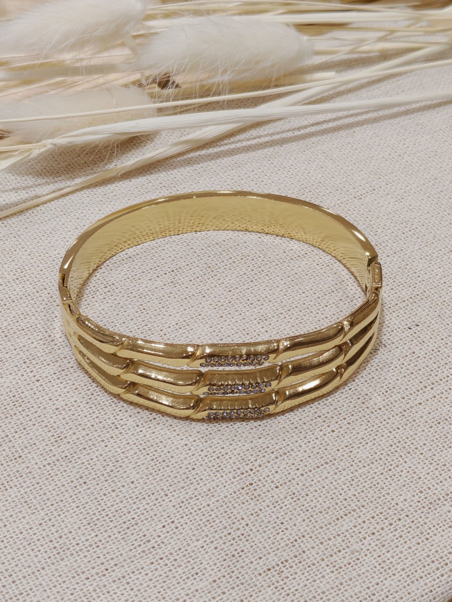 Bracelet jonc acier inoxydable J060