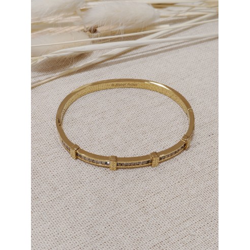Bracelet jonc acier inoxydable J070