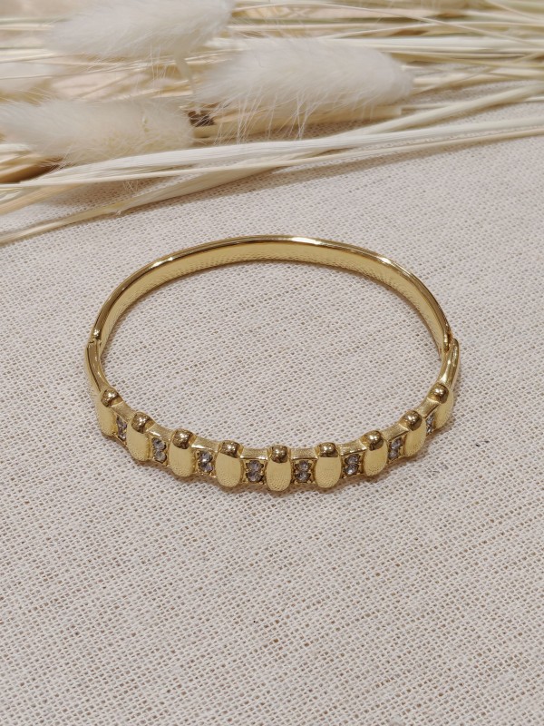 Bracelet jonc acier inoxydable J082
