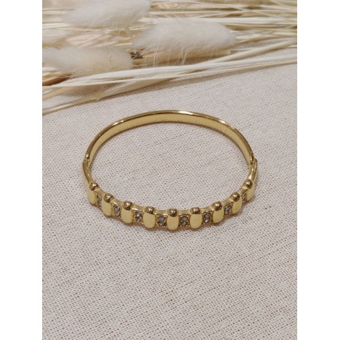 Bracelet jonc acier inoxydable J082