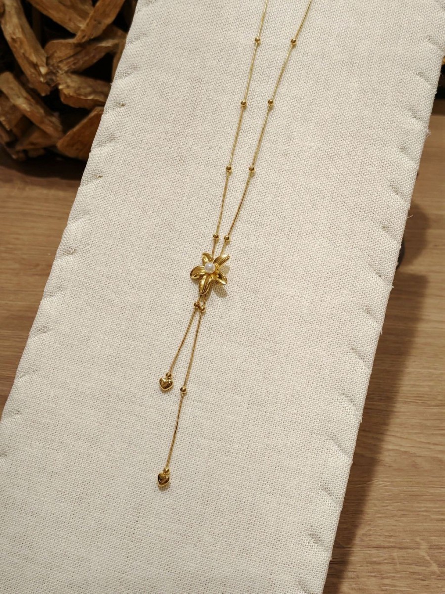 Collier acier inoxydable femme N081