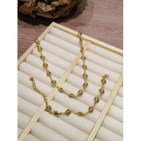 Parure en acier inoxydable P038