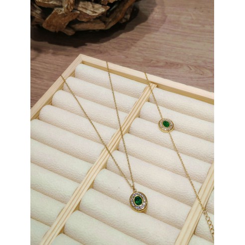 Parure en acier inoxydable P044