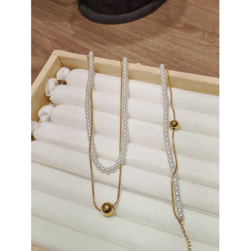 Parure en acier inoxydable P048