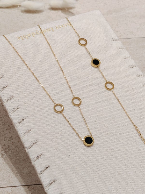 Parure en acier inoxydable P074