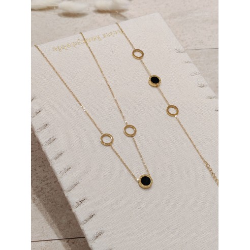 Parure en acier inoxydable P074