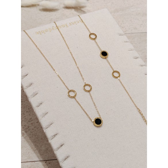 Parure en acier inoxydable P074