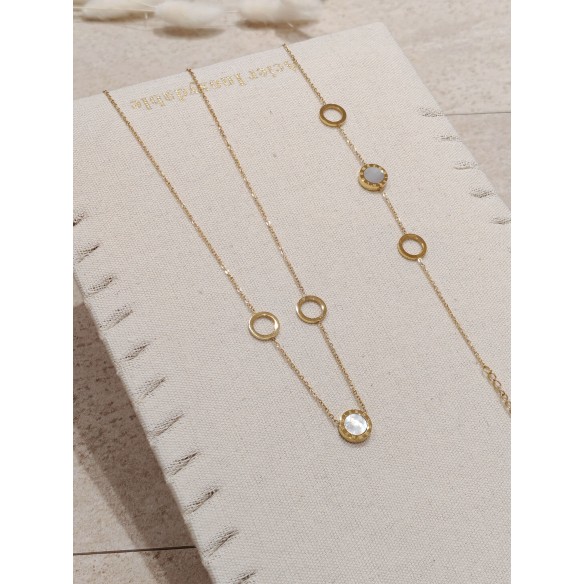 Parure en acier inoxydable P074