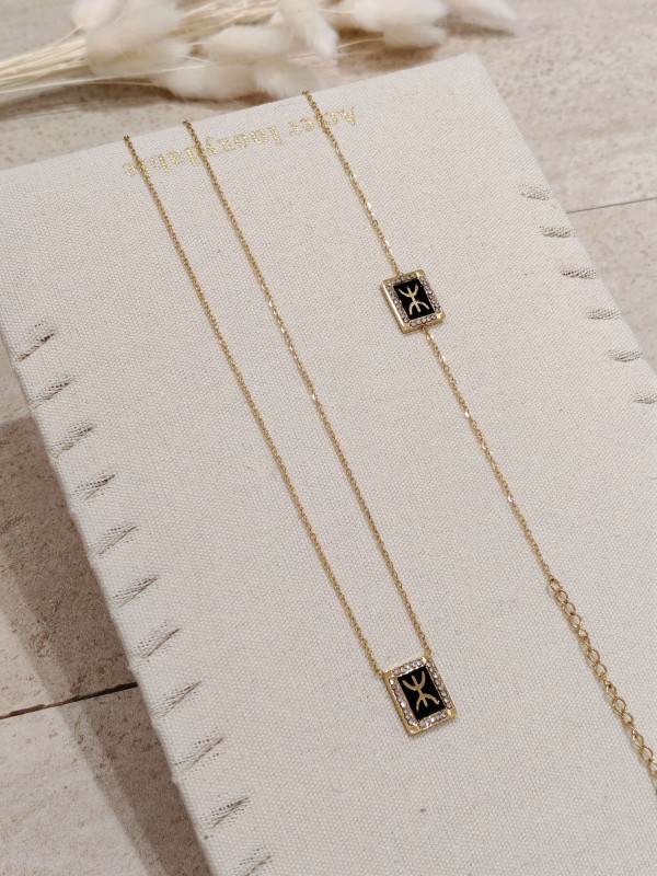 Parure en acier inoxydable P093