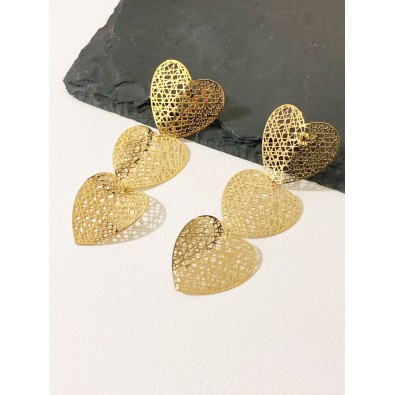 Boucles d'oreilles acier...