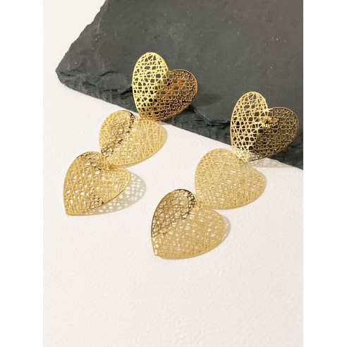 Boucles d'oreilles acier inoxydable E230
