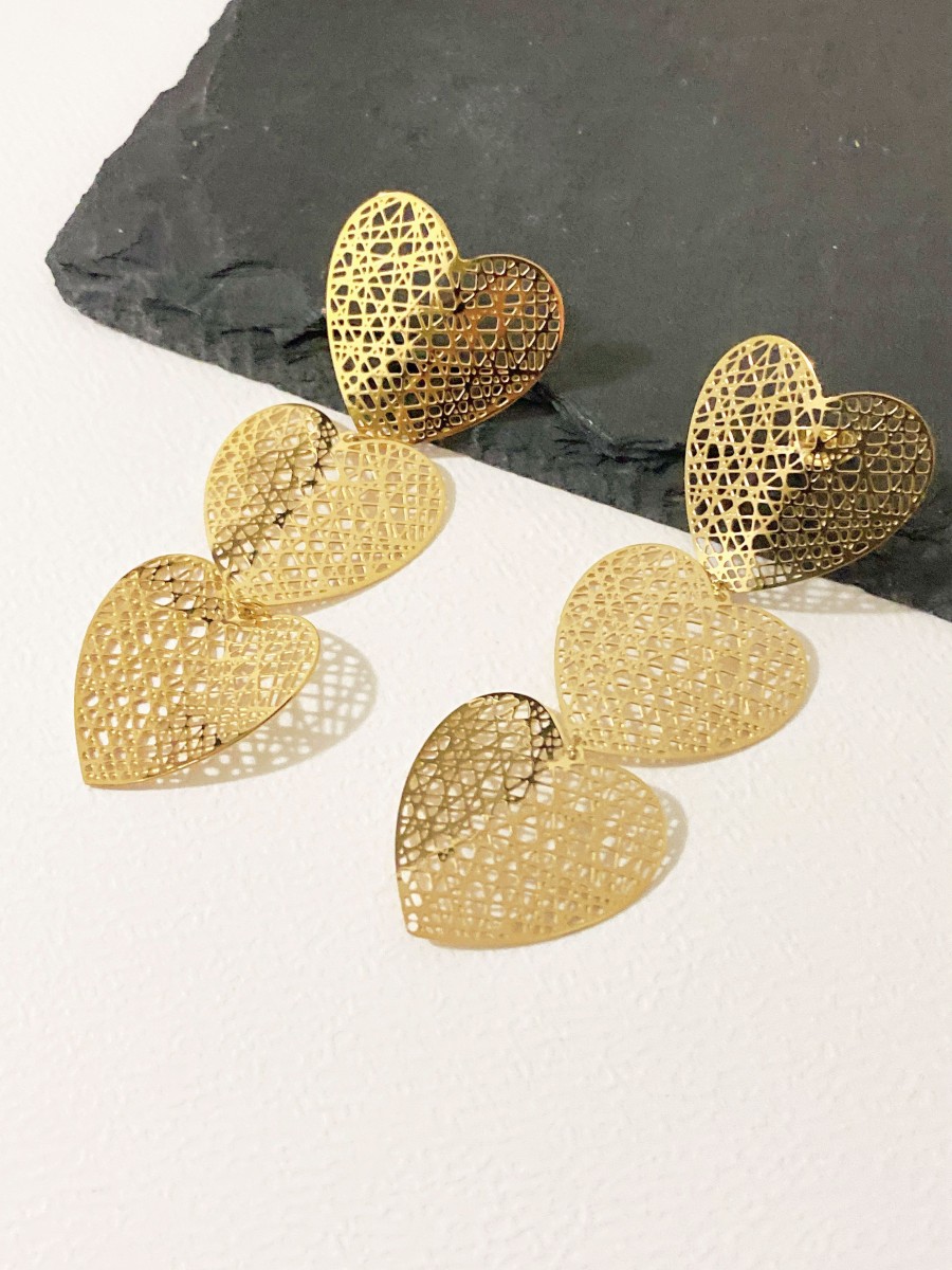 Boucles d'oreilles acier inoxydable E230