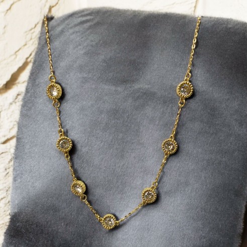 Collier acier inoxydable femme N067