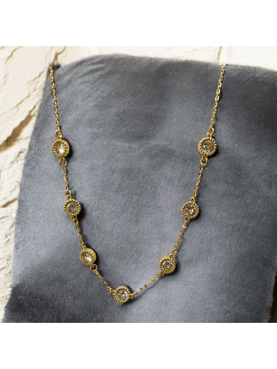 Collier acier inoxydable femme N067