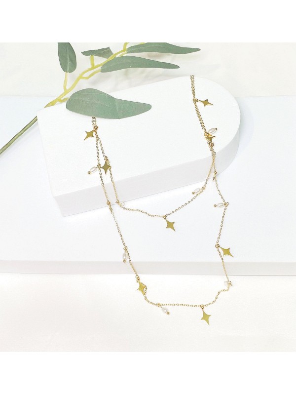 Collier acier inoxydable femme N070