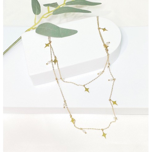 Collier acier inoxydable femme N070