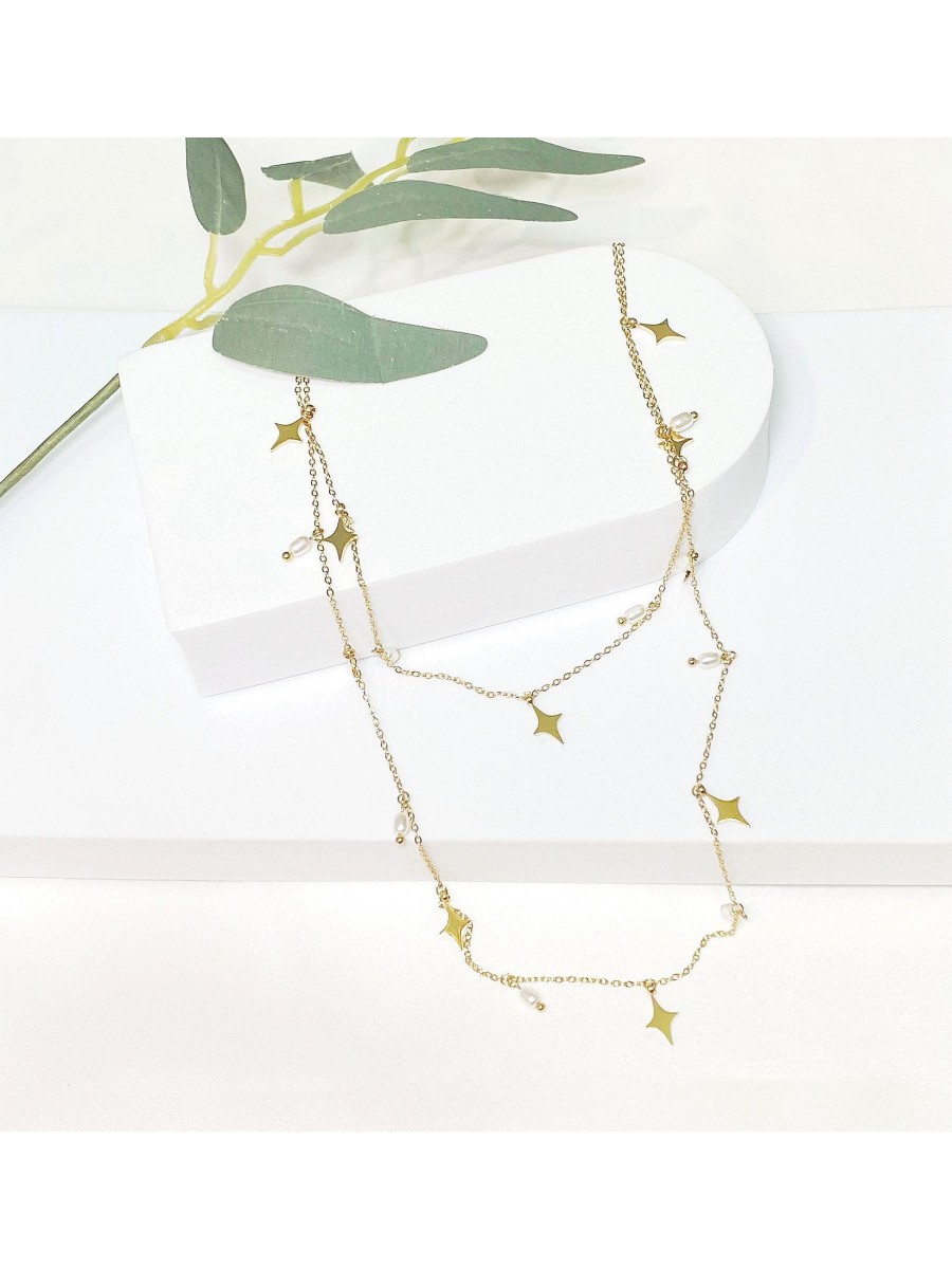 Collier acier inoxydable femme N070