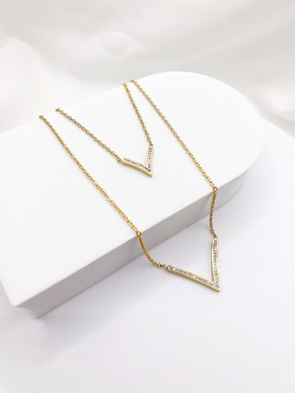 Collier acier inoxydable femme N071