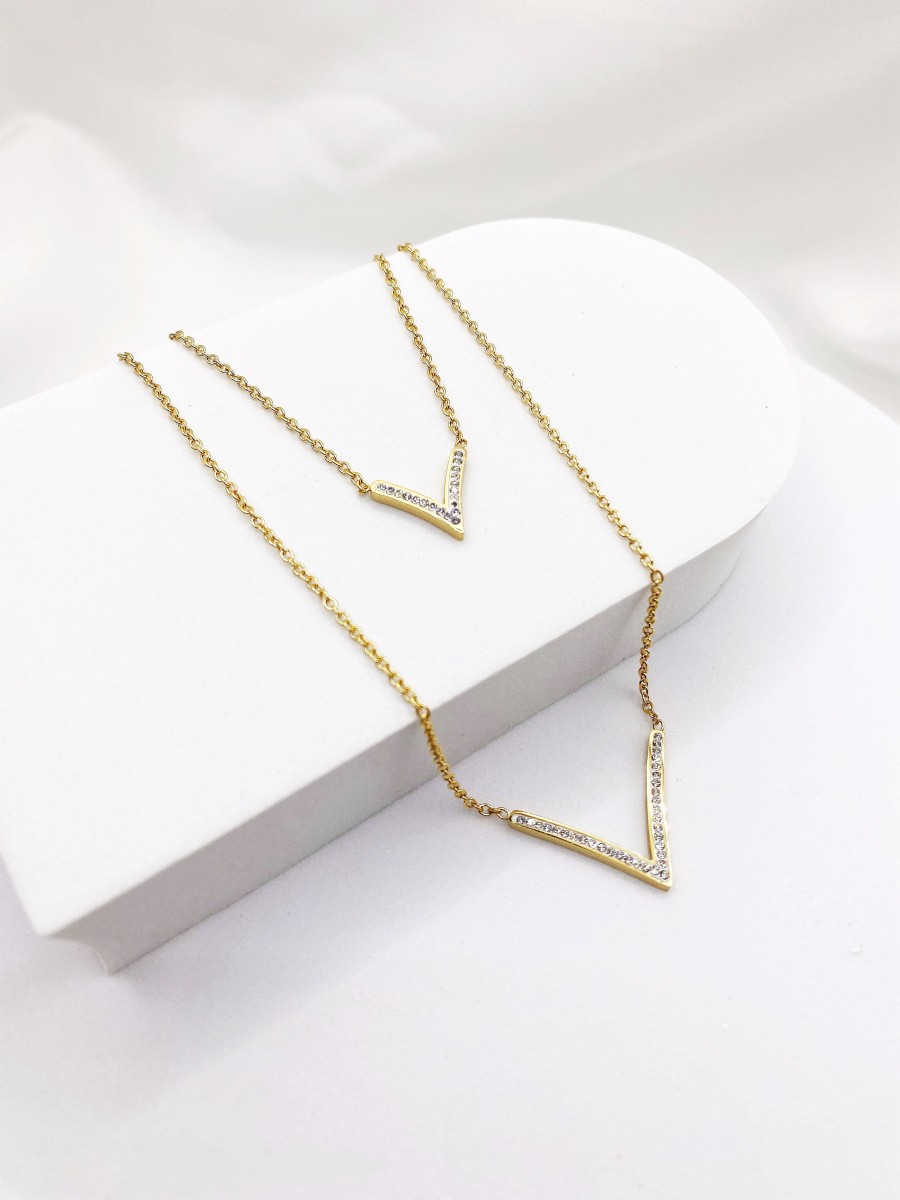 Collier acier inoxydable femme N071
