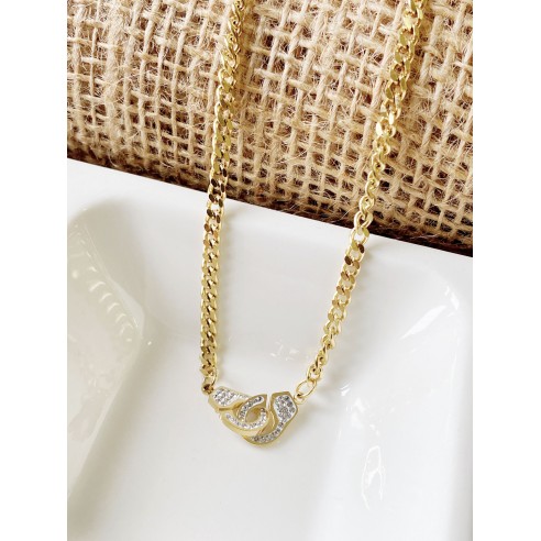 Collier acier inoxydable femme N075