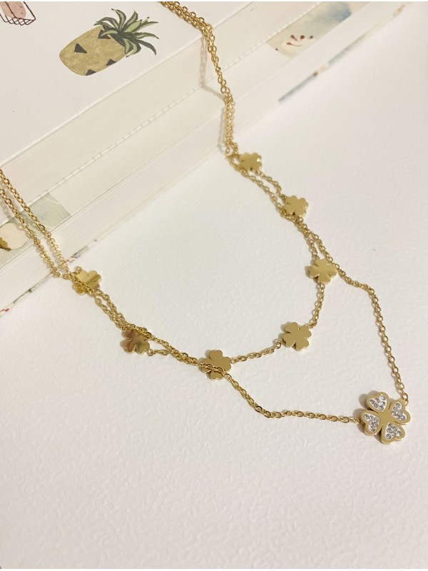 Collier acier inoxydable femme N092