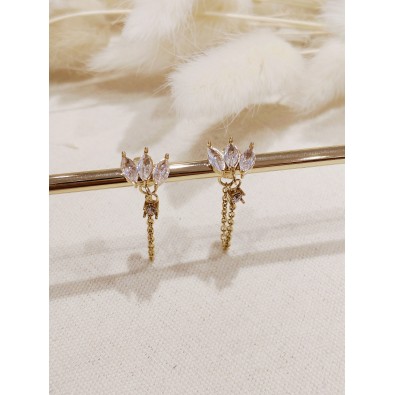 Boucles d'oreilles acier...