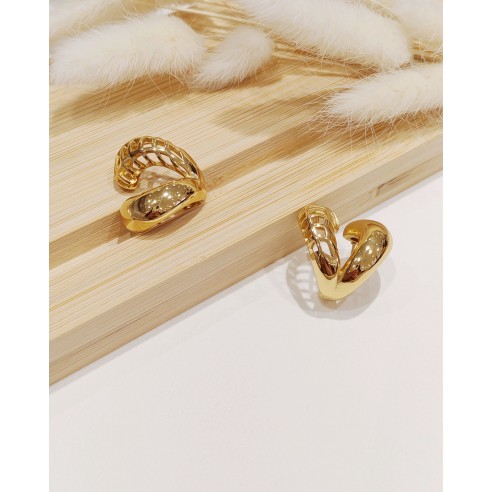 Boucles d'oreilles acier inoxydable E246