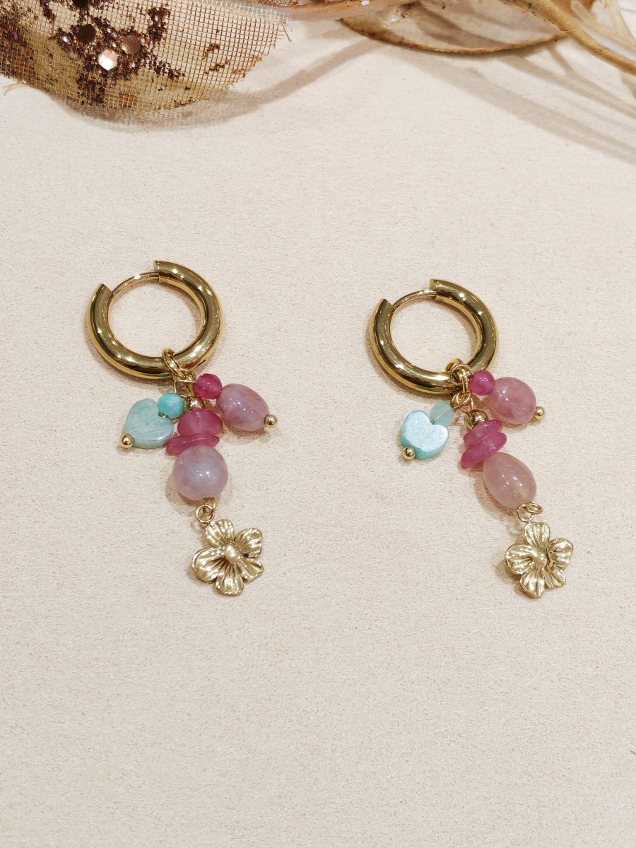 Boucles d'oreilles acier inoxydable E247