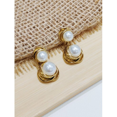 Boucles d'oreilles acier inoxydable E249