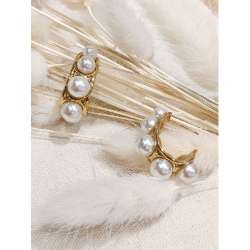 Boucles d'oreilles acier inoxydable E253