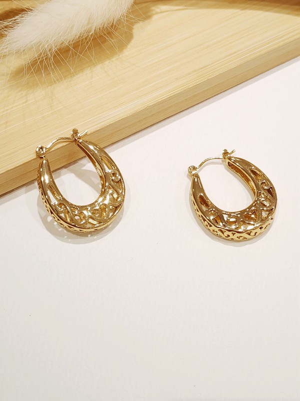 Boucles d'oreilles acier inoxydable E260