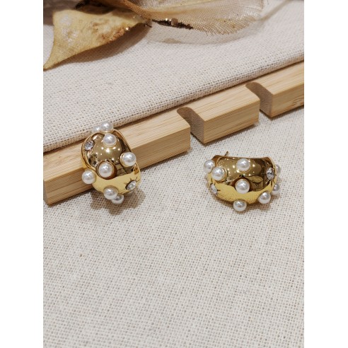 Boucles d'oreilles acier inoxydable E262