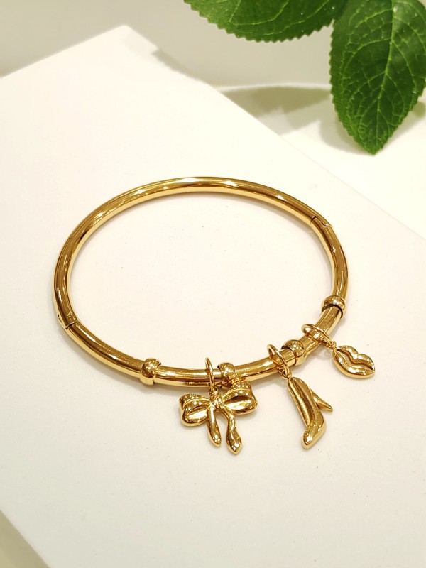 Bracelet jonc acier inoxydable J106