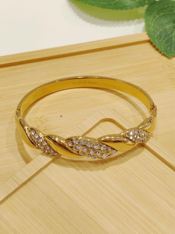 Bracelet jonc acier inoxydable J107