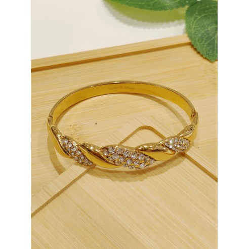 Bracelet jonc acier inoxydable J107