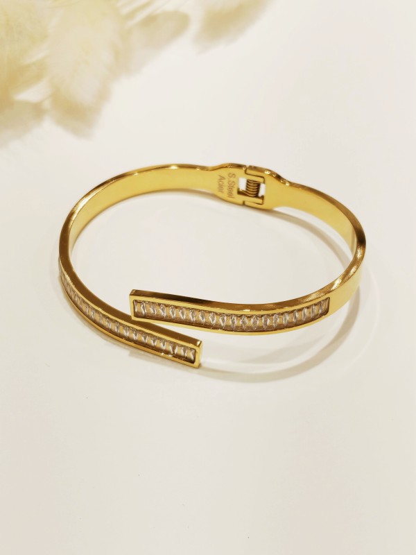 Bracelet jonc acier inoxydable J111