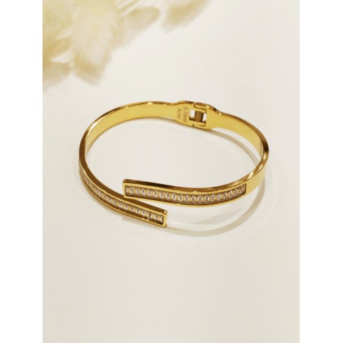 Bracelet jonc acier inoxydable J111