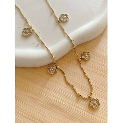 Collier acier inoxydable femme N098