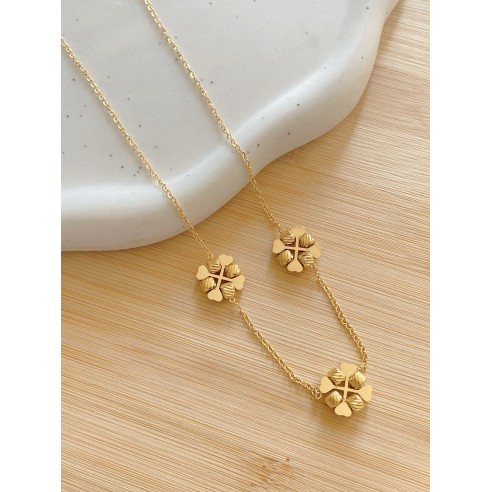 Collier acier inoxydable femme N103