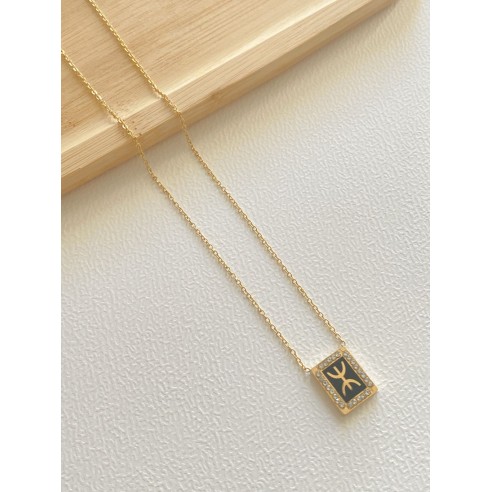 Collier acier inoxydable femme N103