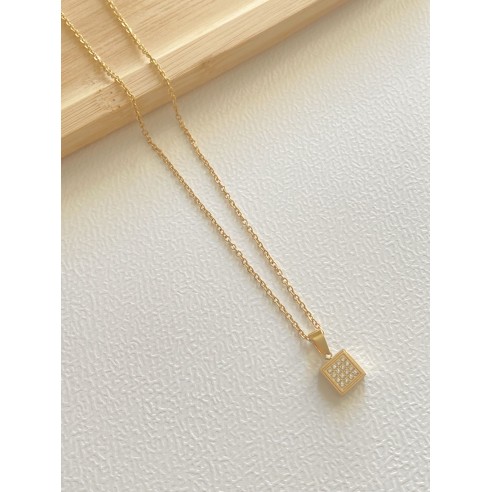 Collier acier inoxydable femme N115