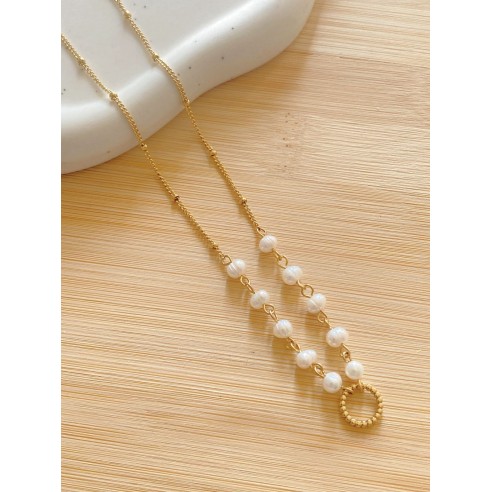 Collier acier inoxydable femme N119