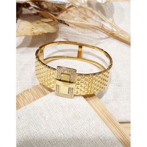 Bracelet jonc acier inoxydable J125