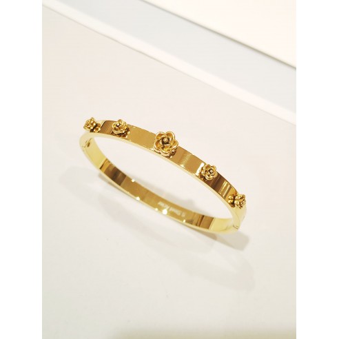 Bracelet jonc acier inoxydable J128