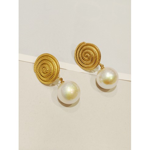 Boucles d'oreilles acier inoxydable E265